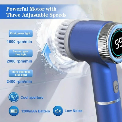 Cordless Electric Spin Scrubber