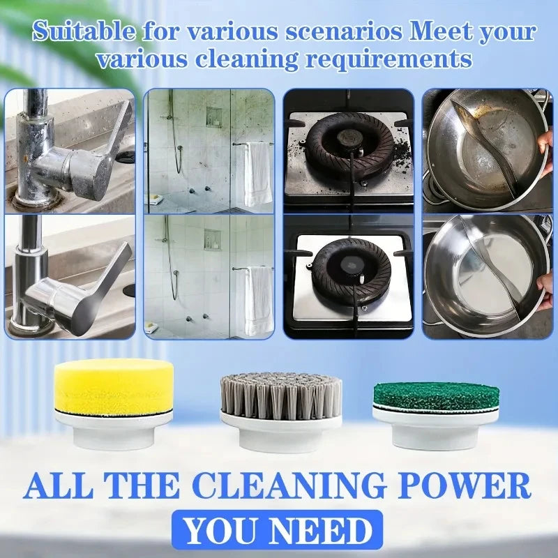 Cordless Electric Spin Scrubber
